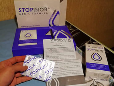Препарат Stopinor для мужчин полная комплектация.